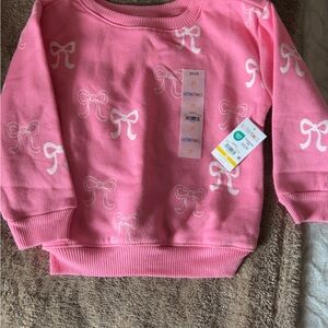 Garanimals Pink Top with White Bow Design